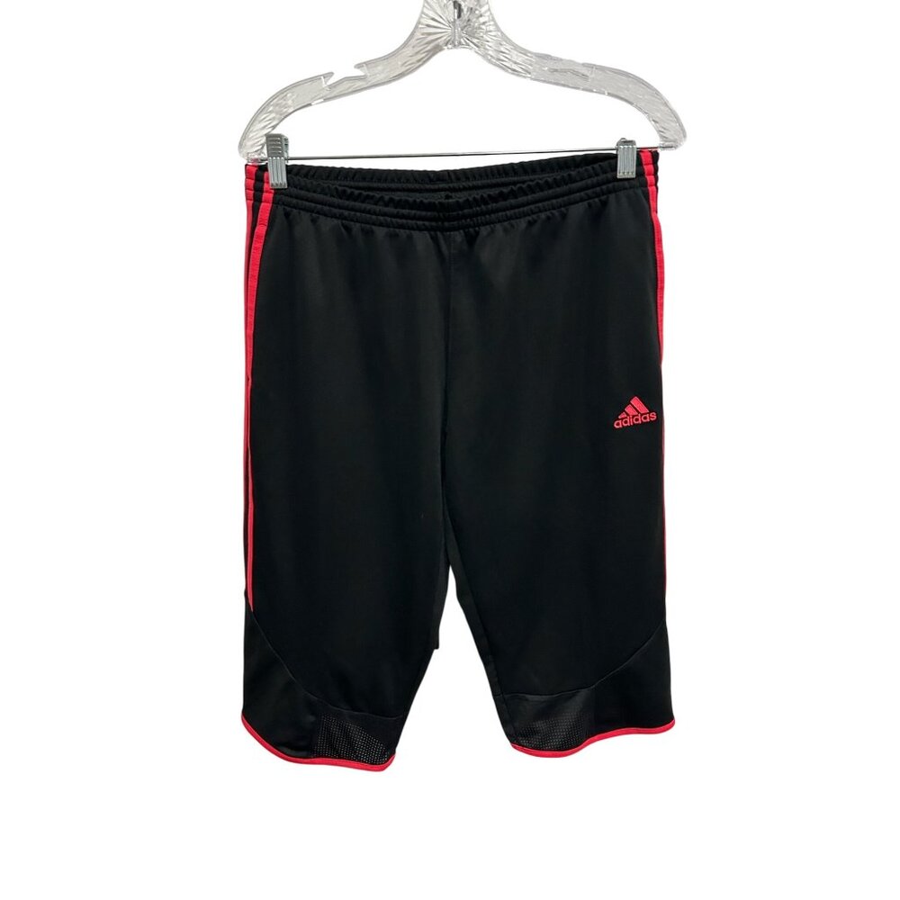 Adidas Clima365 Womens Side Stripes Athletic Shorts Size Size L Moisture Wicking